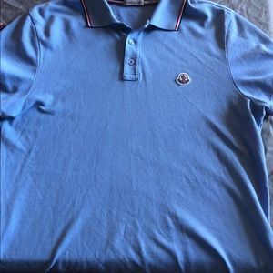 Medium Moncler short sleeve collared shirt!